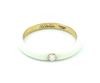 Ring Adolfo Courrier Woman W in Rose Gold Diamante 0.5 Ct P2W04 - P2W04